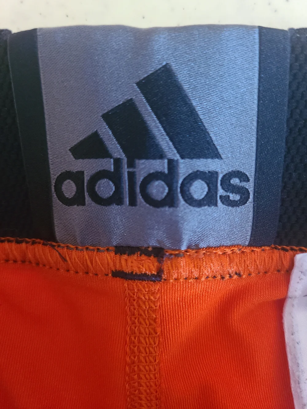 Adidas Techfit Climalite Compression Tights Men's XL Orange Athletic Leggings